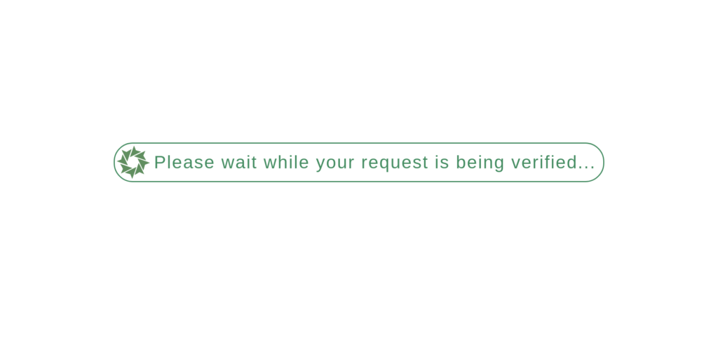 Verification in progress message with green logo.